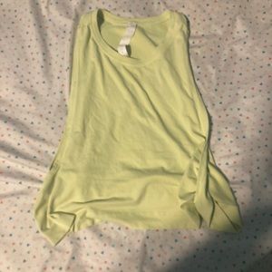 Green-yellow tank top